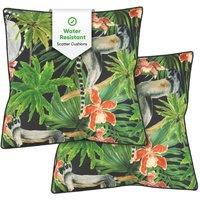 Gardenwize Pack of 2 Lemur Printed Scatter Cushions