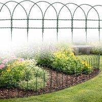 Marco Paul Garden Lawn Border Edging Fencing in Green | Size: 1 Pack