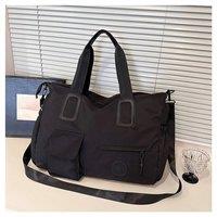 KORVIXA BLACK Large Capacity Women's Duffel Tote | Size: 0.6m2