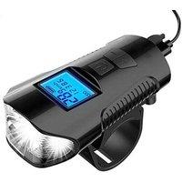 SPETLEK Mountain Bike Lights USB Rechargeable in Black