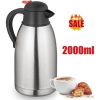 Kelvenix Stainless Steel 2L Vacuum Insulated Flask in Silver | Size: 0.6m2