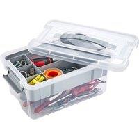 FLAVORA 5 Litre Capacity StorMax Storage Box in Clear | Size: 10000mm x 520mm