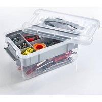 FLAVORA 9 Litre Capacity StorMax Storage Box in Clear | Size: 10000mm x 520mm