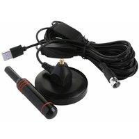 FLAVORA Digital TV Antenna Aerial DVB-T2 Car in Black