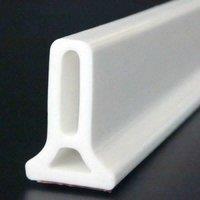 NESTLUNE Bathroom Water Stopper Seal Strip Shower in White
