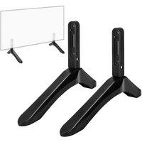 FLAVORA 32-65 Universal Table Top TV Stand Mount Legs in Black