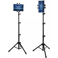 FLAVORA 360Adjustable Floor Stand Tripod Holder Phone in Black