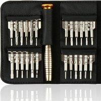 SPETLEK 25 Magnetic Screwdriver Repair Tool Set in Black | Size: 10000mm x 520mm