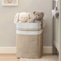 EONLION Large Foldable Laundry Hamper in Beige | Size: 100 cm