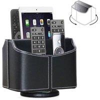 EONLION TV Remote Control Holder Table Storage Box in Black | Size: 500mm