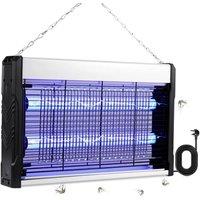 NESTLUNE 40W Electric UV Fly Bug Zapper, Indoor Mosquito in Black | Size: 100 cm x 15 cm