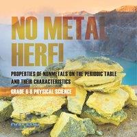 Dot EDU No Metal Here Properties of Nonmetals on the Periodic Table and