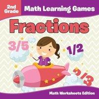 Baby Professor 2nd Grade Math Learning Games: Fractions Math Worksheets Edition