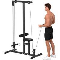 FLAVORA Exercise Pulldown Machine Power Tower in Black | Size: 0-12 m
