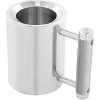 NESTLUNE Dumbbell Heavy Cup Stainless Steel Heavy in Silver | Size: 0-12 m