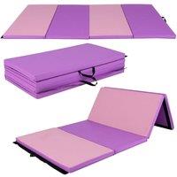 Kelvenix 240 x 116 x 5 cm Folding Soft Floor Mat in Purple | Size: 0-12 m