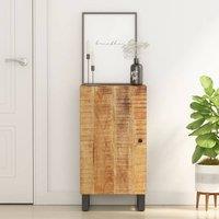 Berkfield Home Sideboard with Door 40x31x75 cm Solid Wood Mango in Brown | Size: 40 x 31 x 75 cm