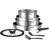Tefal Ingenio Emotion L8979804 Stainless Steel 8 Piece Pan Set in Silver