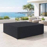 STILVORA Garden Furniture Cover 225 x 210 cm Water & UV Resistant in Black