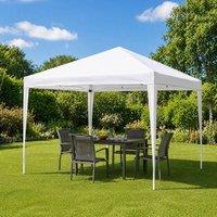 STILVORA Pop Up Gazebo 295 x 295 cm with Carrying Bag White