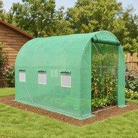 STILVORA Greenhouse with Sprinkler System 3 x 2 m Green