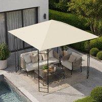 STILVORA Gazebo Canopy Replacement 298 x 298 cm Cream