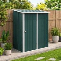 STILVORA Garden Shed 5.3 x 3.1ft in Green