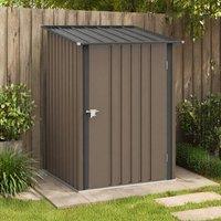 STILVORA Garden Shed 3.3 x 3.4ft with Lockable Door Brown