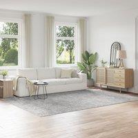 Berkfield Home Shaggy Rug with Latex Backing Grey 240x340 cm | Size: Medium