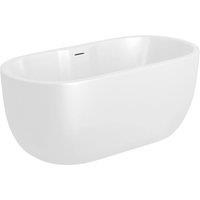 Balterley Modern Oval Double Ended Freestanding Bath in White