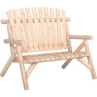 Berkfield Home 3 Piece Garden Lounge Set Solid Wood Spruce in Natural