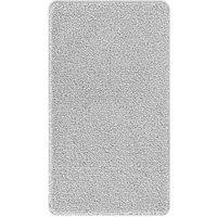 Berkfield Home Bath Mat Rectangular Grey 70x120 cm Polypropylen Non-Slip | Size: Medium