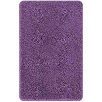 Berkfield Home Bath Mat Rectangular Purple 50x80 cm Polypropylen Non-Slip | Size: Medium