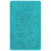 Berkfield Home Bath Mat Rectangular Turquoise 50x80 cm Polypropylen Non-Slip | Size: Medium