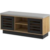 FORGEVIO Wooden Shoe Bench Shoe Storage Cabinet Organizer Stool Shelves