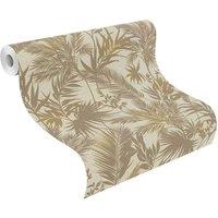 Havendro Kalahari Palm Leaf Wallpaper Tropical in Brown