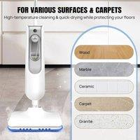 EONLION 1500W 12in1 Steam Cleaner Mop in White | Size: 100 cm