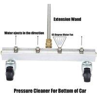 FLAVORA Car Under Chassis Pressure Washer Water Broom in Metallic Silver | Size: 100g