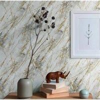 Havendro Grey Gold Marble Effect Wallpaper