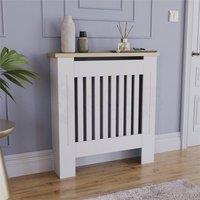 SPETLEK White Modern Radiator Cover Wood Small - 833 x 780 x 190 mm | Size: 0.6m2