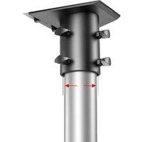 VOGREX Aluminium Pole Mount 28-54mm Antenna Bracket Starlink Gen 3 in Black