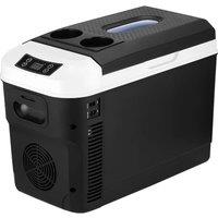 VOGREX 15L Portable Car Cool Box 12V 24V Camping Caravan Mini Fridge