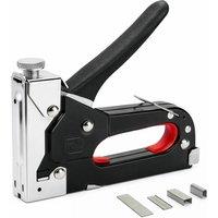 Havendro 4-in-1 Heavy Duty Staple Gun w/800 Staples in Black
