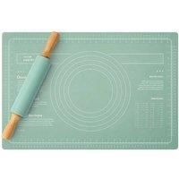 Havendro Green Non-Slip Baking Mat w/ Scales & Rolling Pin