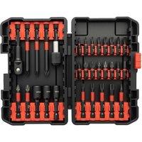 Nordara 31pc Impact Screwdriver Bit Set Steel in Red