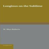 Cambridge University Press Longinus on the Sublime: The Greek Text Edited After the Paris