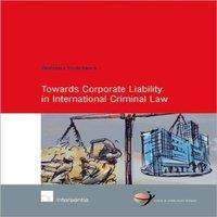TBD Towards Corporate Liability in International Criminal Law