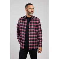 Double TWO Men's Black Red & White Tartan Plaid Shirt | Size: 3XL