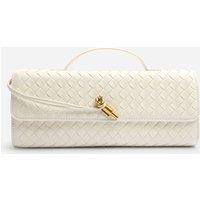 Where's That From Women's Petal Envelope Style Clutch Bag in Cream