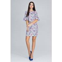 Love Lace Women's Elegant Floral Blouse & Skirt Set with Frill | Size: Large